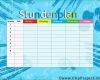 Toll Stundenplan Vorlage