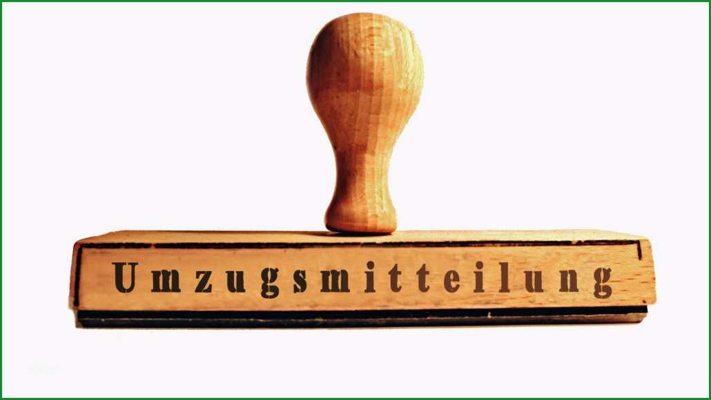 umzugsmitteilung