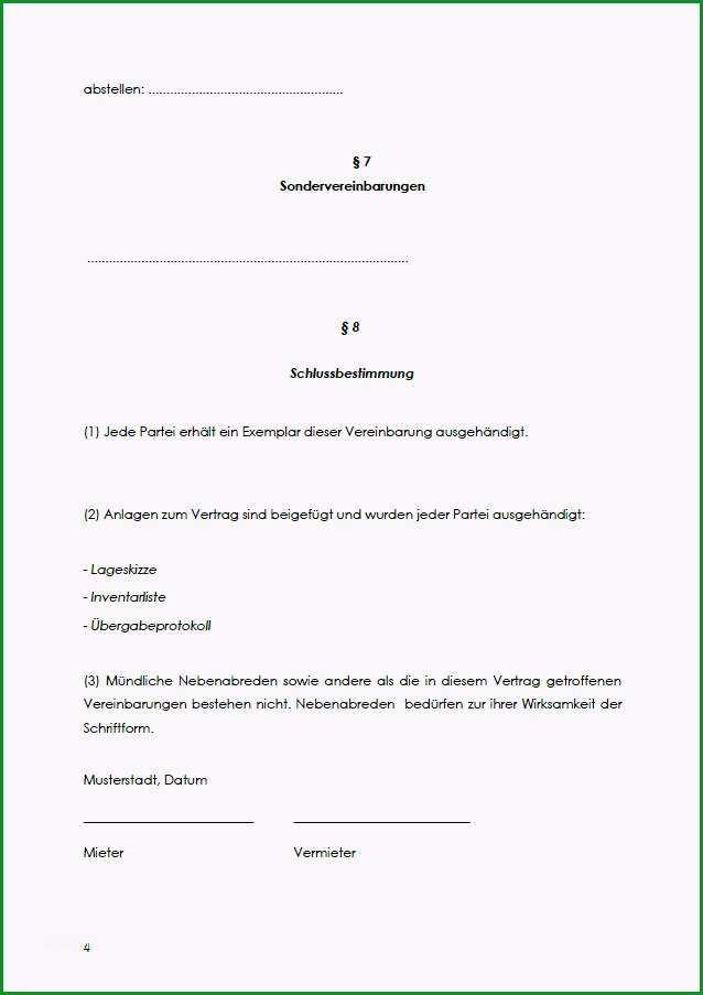 vereinbarung nutzung mietergarten