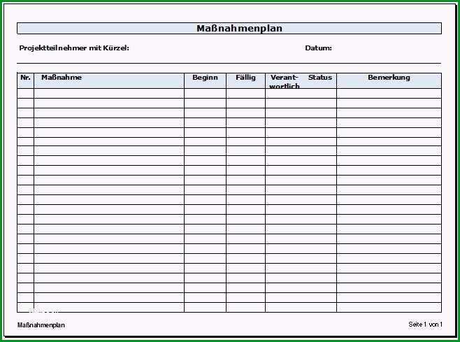 vorlage ablaufplan word