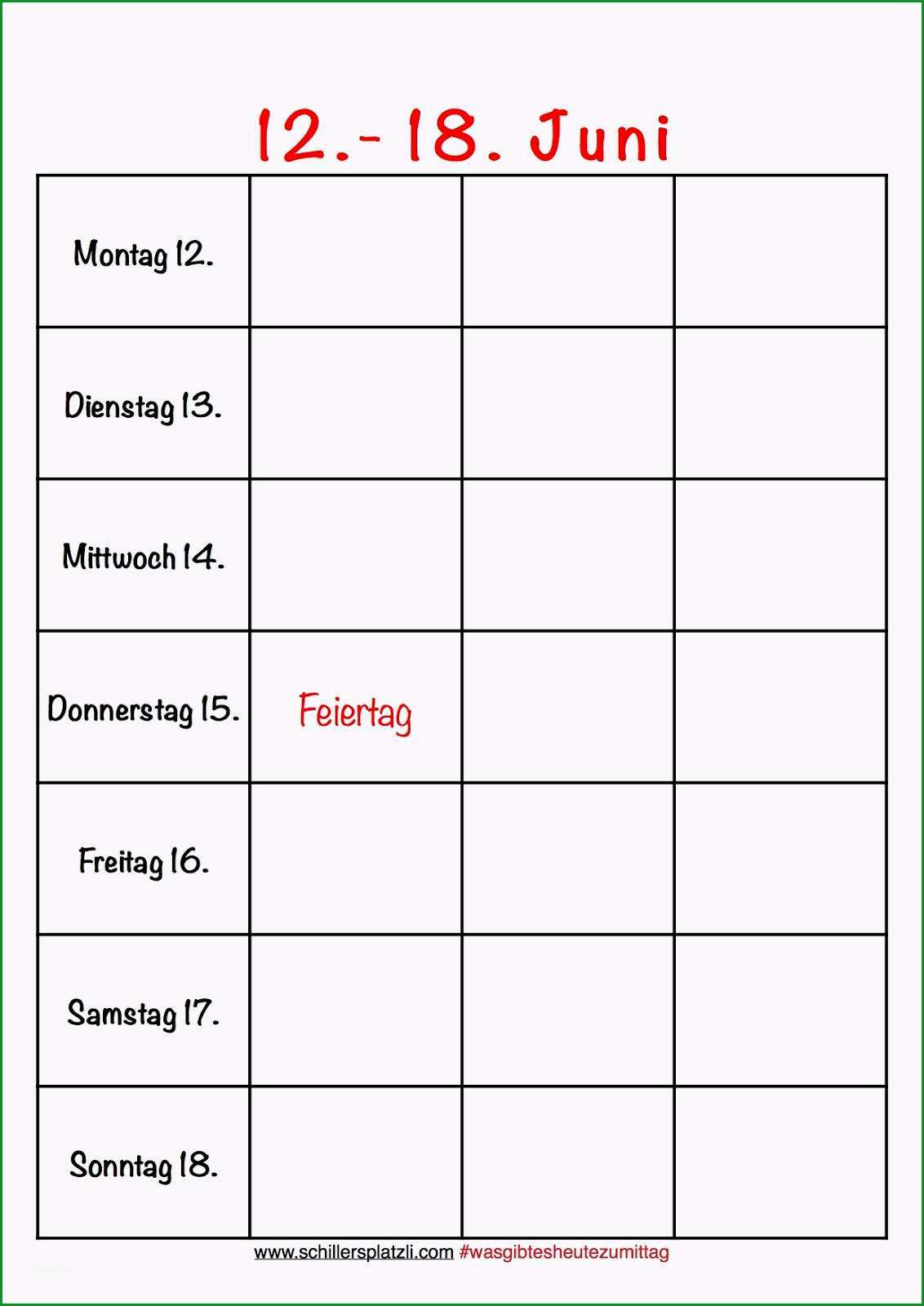 wochenplan essen vorlage elegant wochenplan zum ausdrucken und ausfullen fur kids