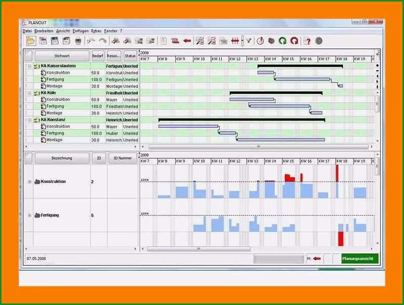 13 ressourcenplanung excel vorlage