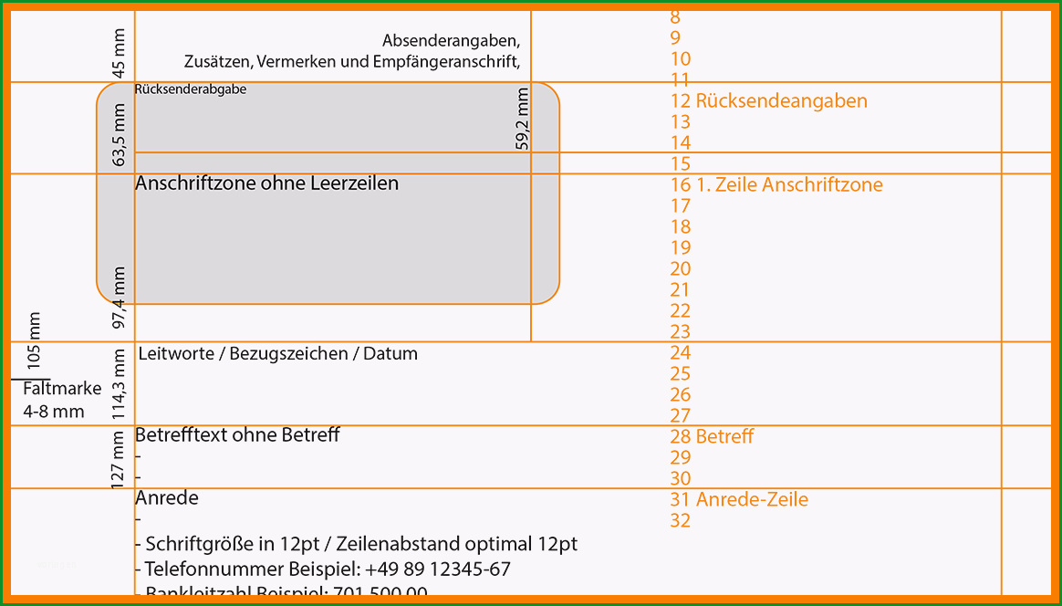 14 briefvorlage mit fenster