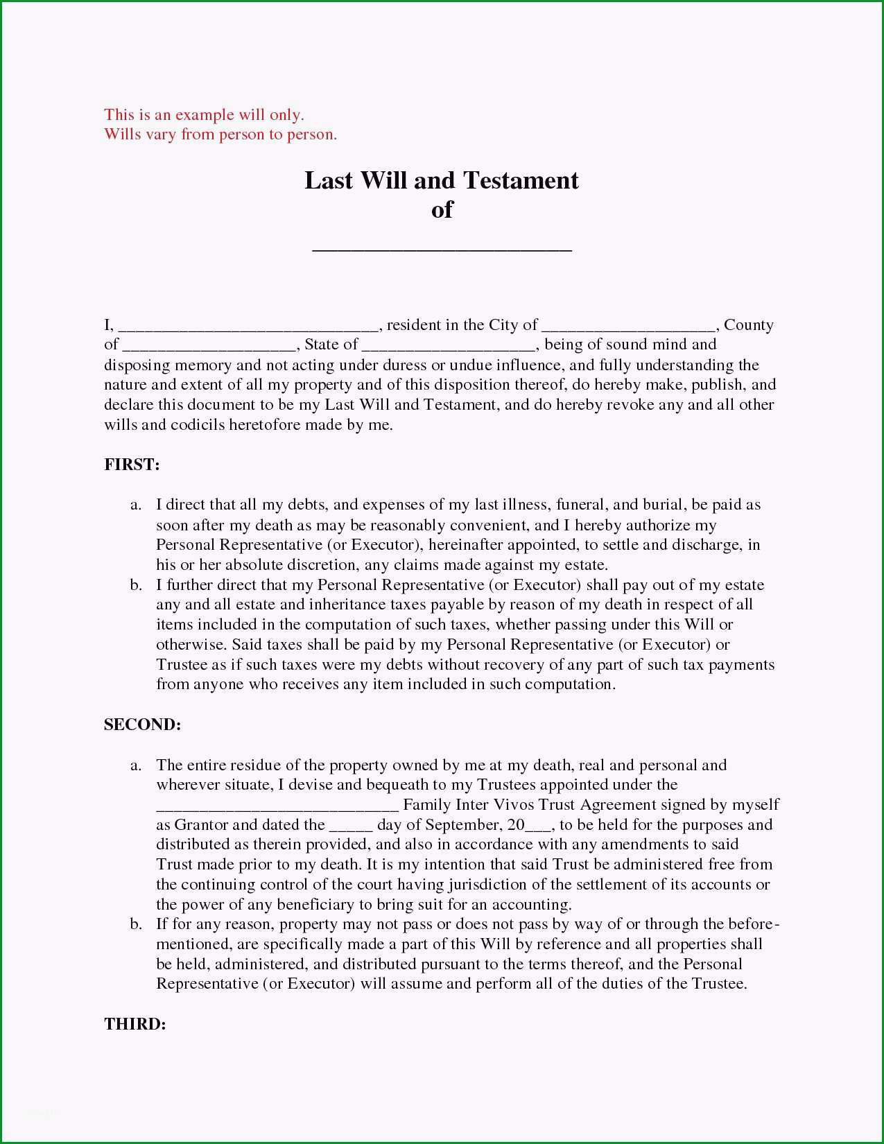 20 testament vorlage alleinerbe