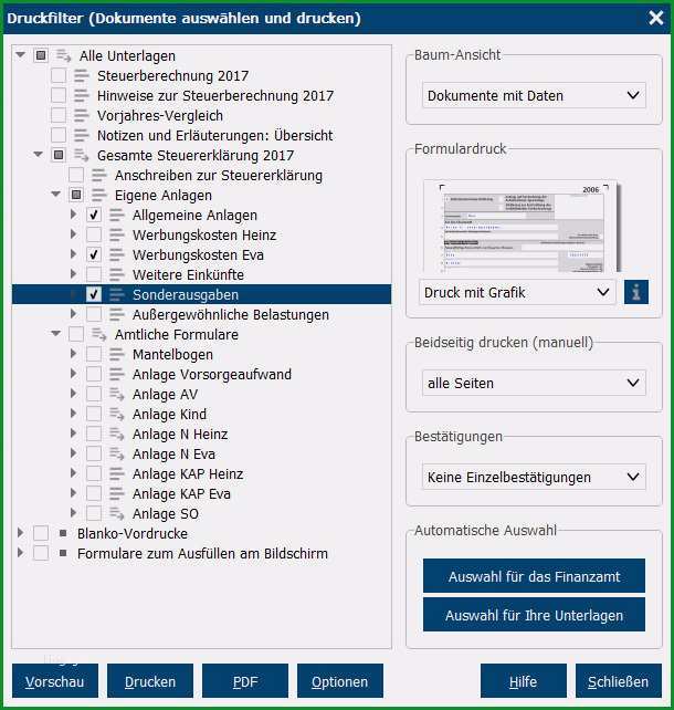 steuererklarung 2016 vorlage