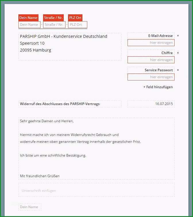 kündigungsschreiben