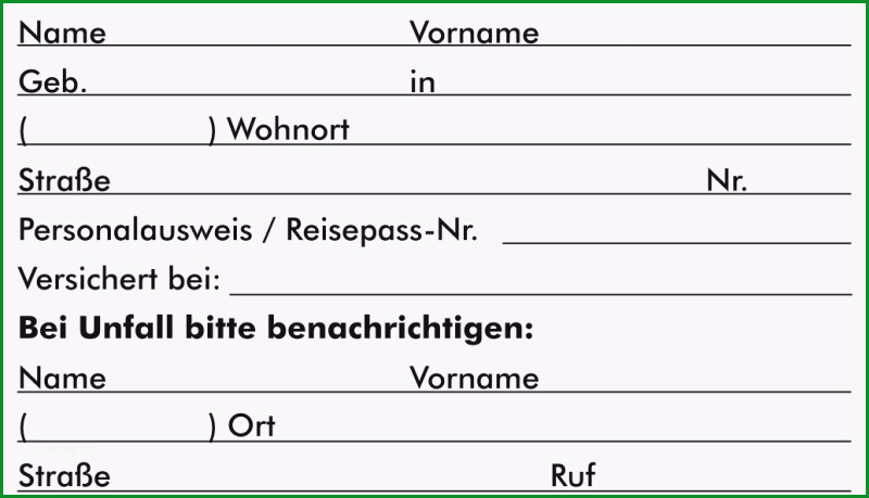 notfallausweis