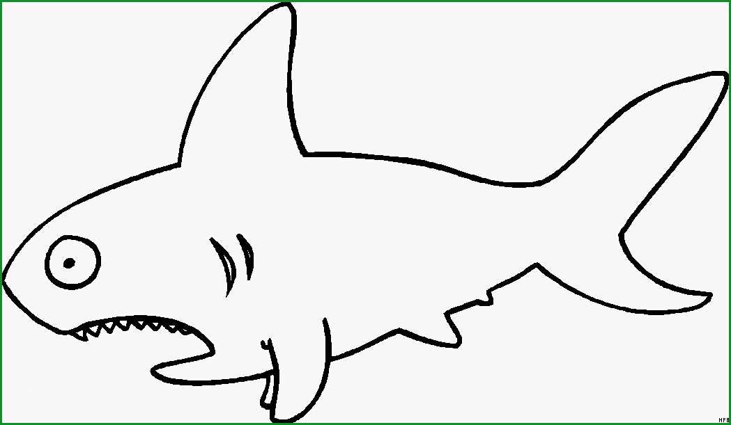 Überraschen Erschreckter Hai Ausmalbild &amp; Malvorlage Ics