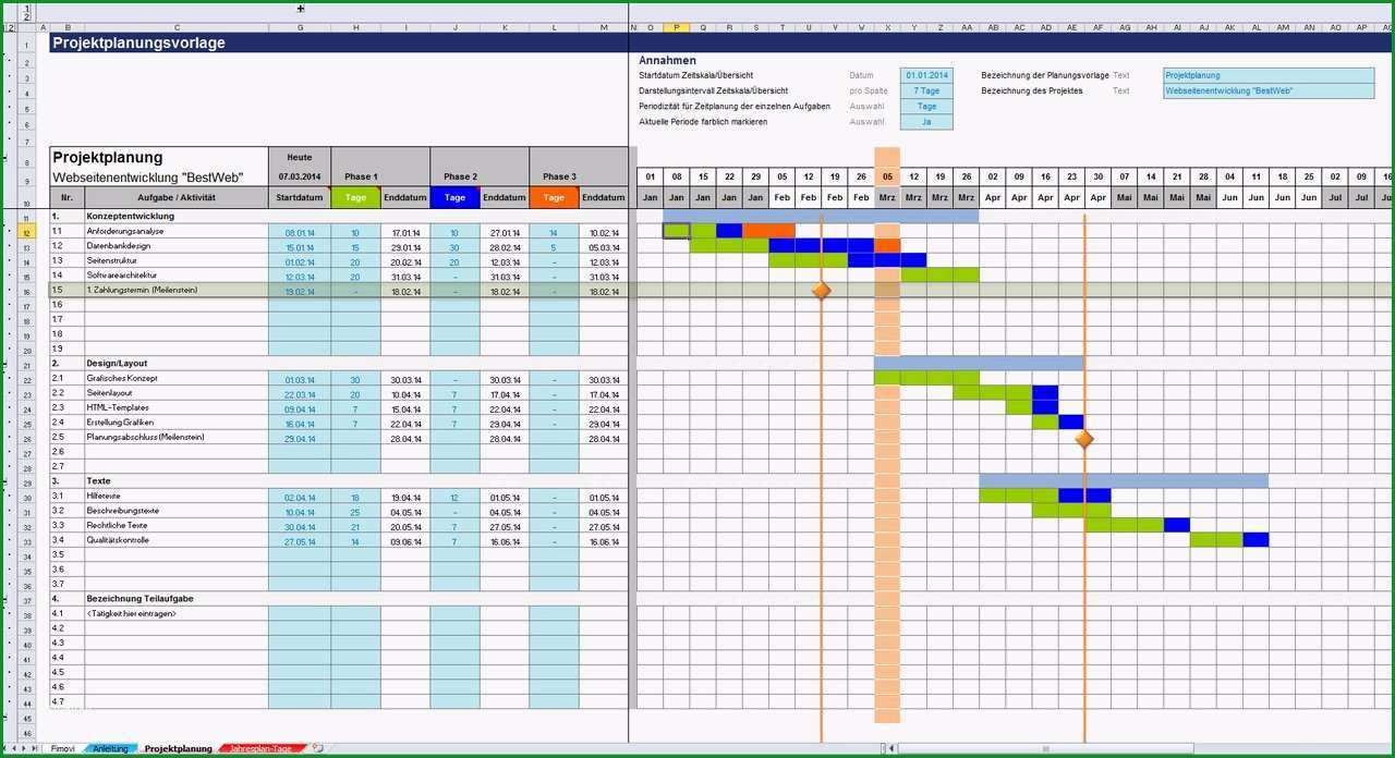 excel aufgabenliste vorlage