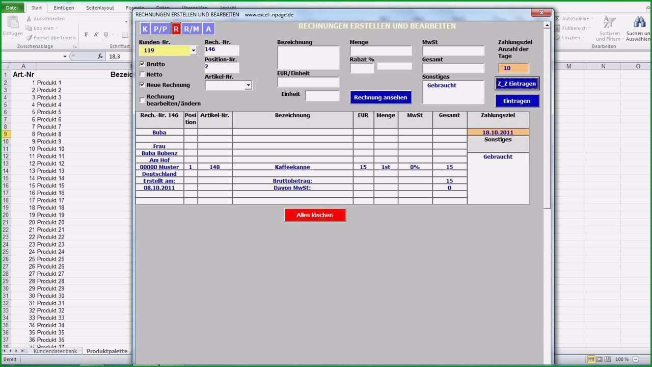 excel eingabemaske vorlage bewundernswert rechnungen auch excel rechnungen erstellen
