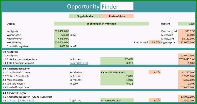 excel vorlage immobilienbewertung