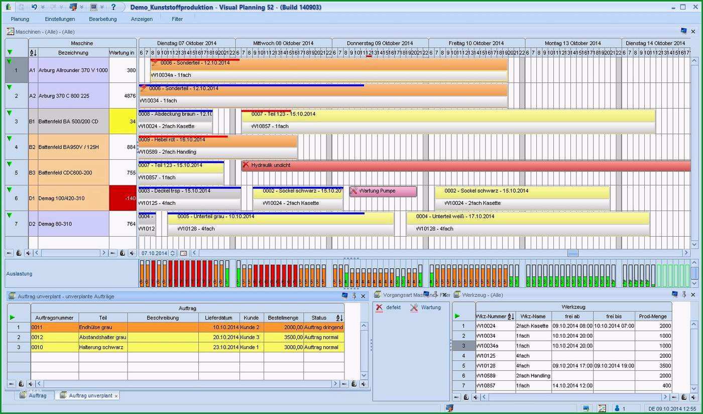 excel vorlage produktionsplanung