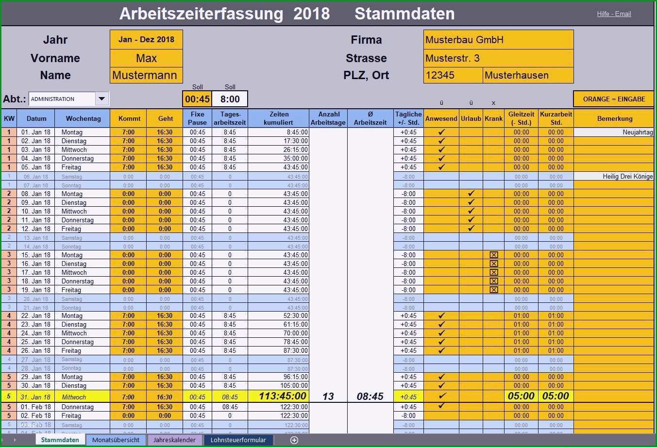 excel vorlage zeiterfassung neu fabelhaften excel zeiterfassung vorlage