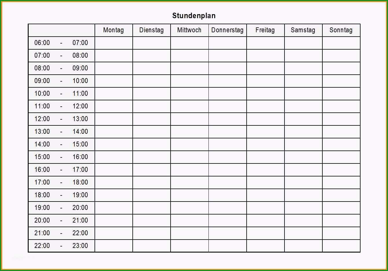 mitarbeiter wochenplan vorlage wunderbar 5 lernplan erstellen