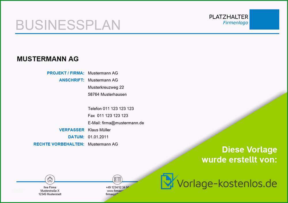 tag muster businessplan s=kontact