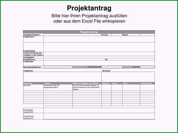 vorlage projektarbeit