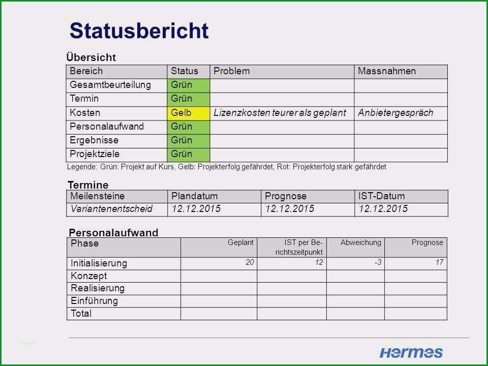 projektstatusbericht vorlage genial fantastisch projektstatusbericht vorlage galerie 3