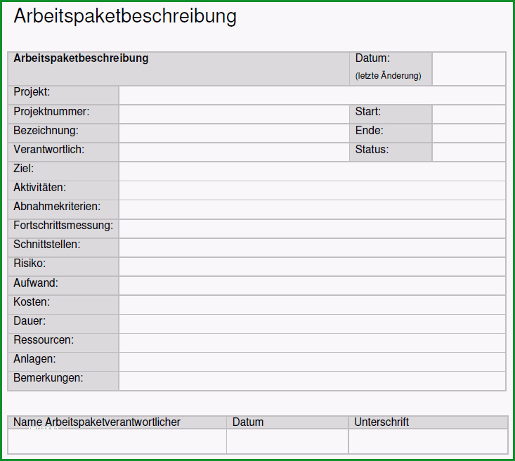 projektsteckbrief vorlage word