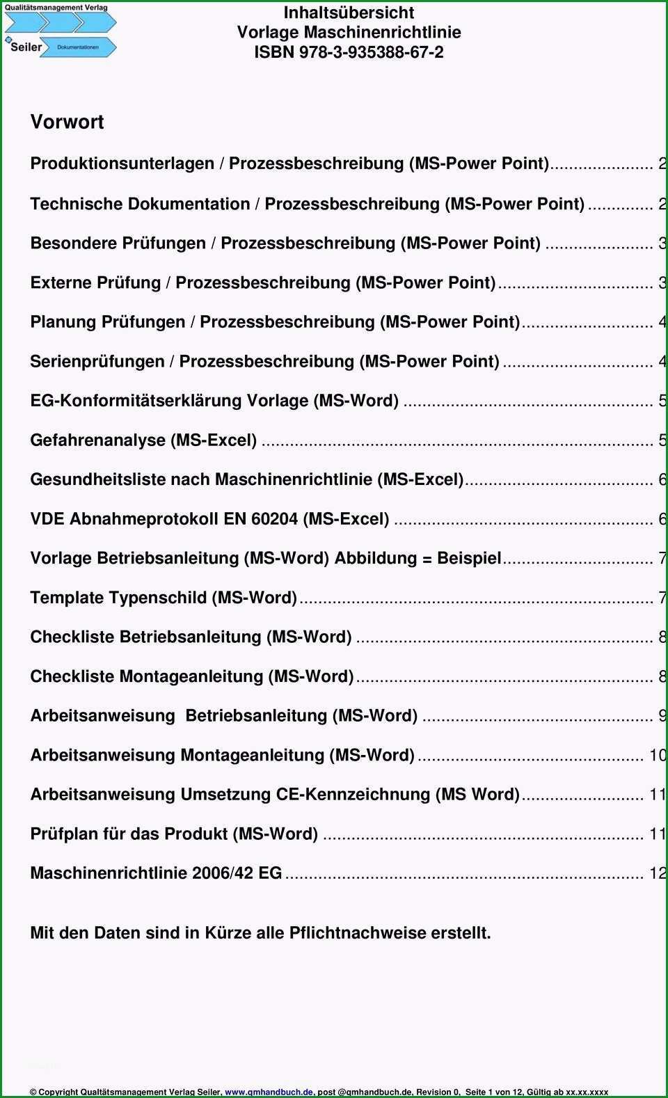 prozessbeschreibung vorlage word