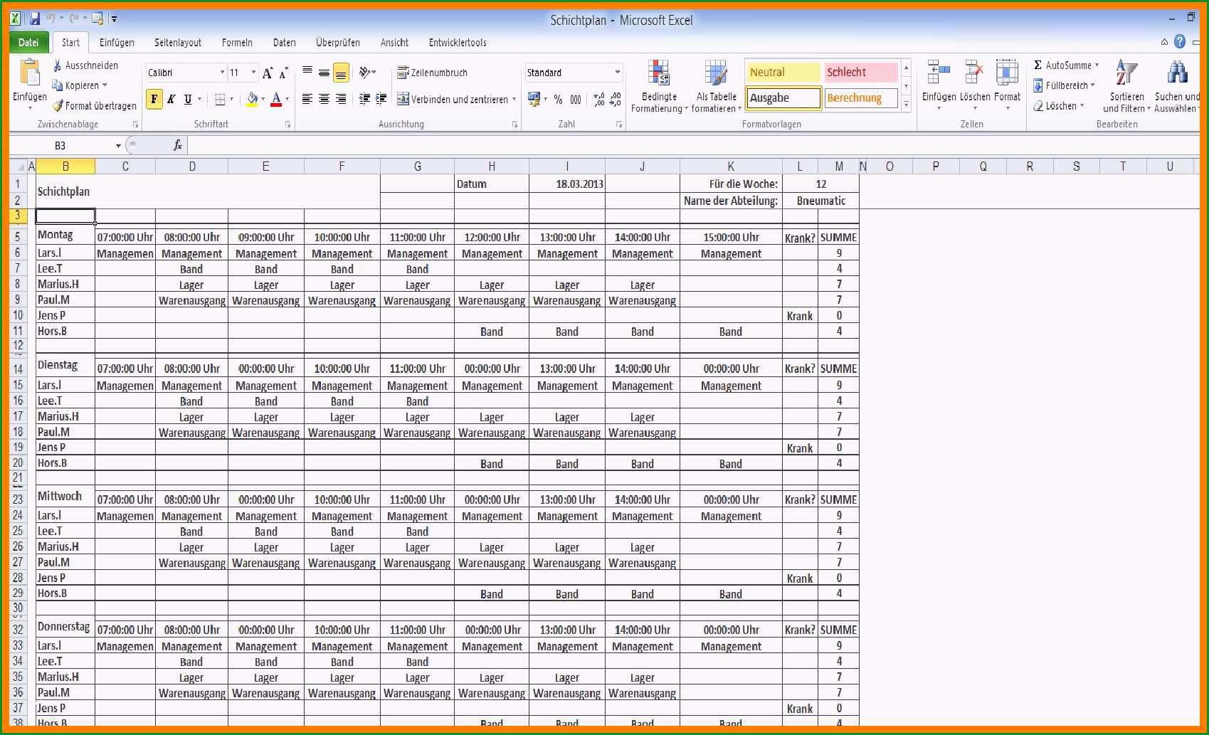 schichtplan vorlage probe 100 en ingles lujo nstplan muster ausdrucken design 15 muster