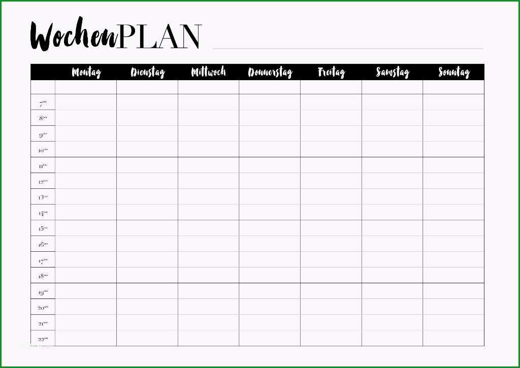 stundenplan uni vorlage excel niedliche stundenplan und wochenplan zum ausdrucken