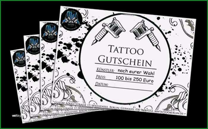 tattoo gutschein vorlage cool kontakt mw tattoo and piercing berlin weissensee