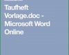 Überraschen Taufheft Vorlagec Microsoft Word Line