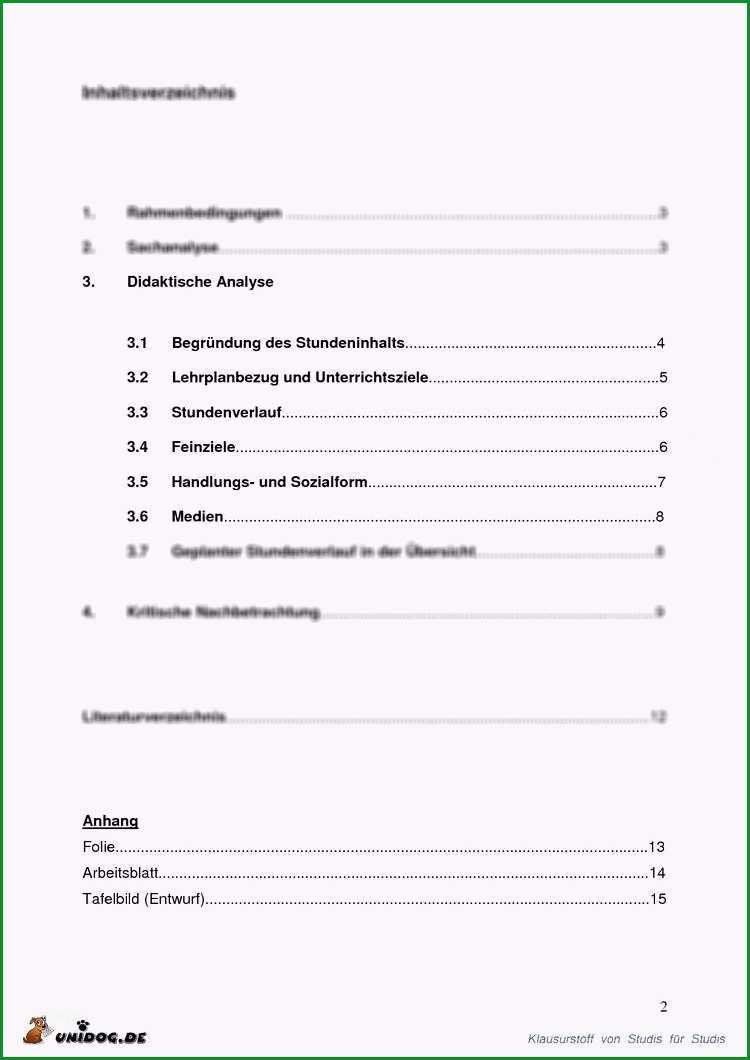 Überraschen Unidog Praktikumsbericht Vorgangsbeschreibung 6 Klasse