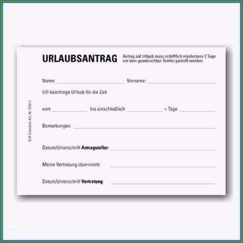 vorlage urlaubsantrag best of 6 urlaubsantrag vorlage