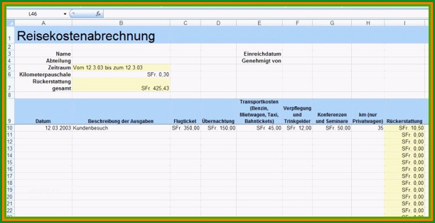 20 fahrtkostenabrechnung formular