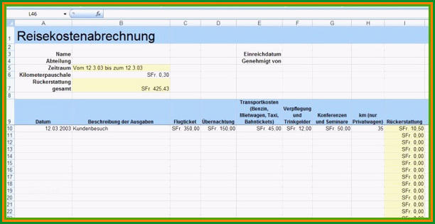 20 fahrtkostenabrechnung formular