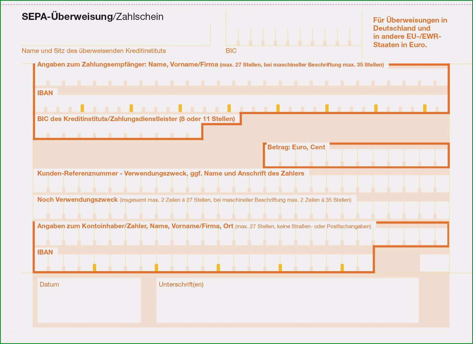 erlagschein vorlage