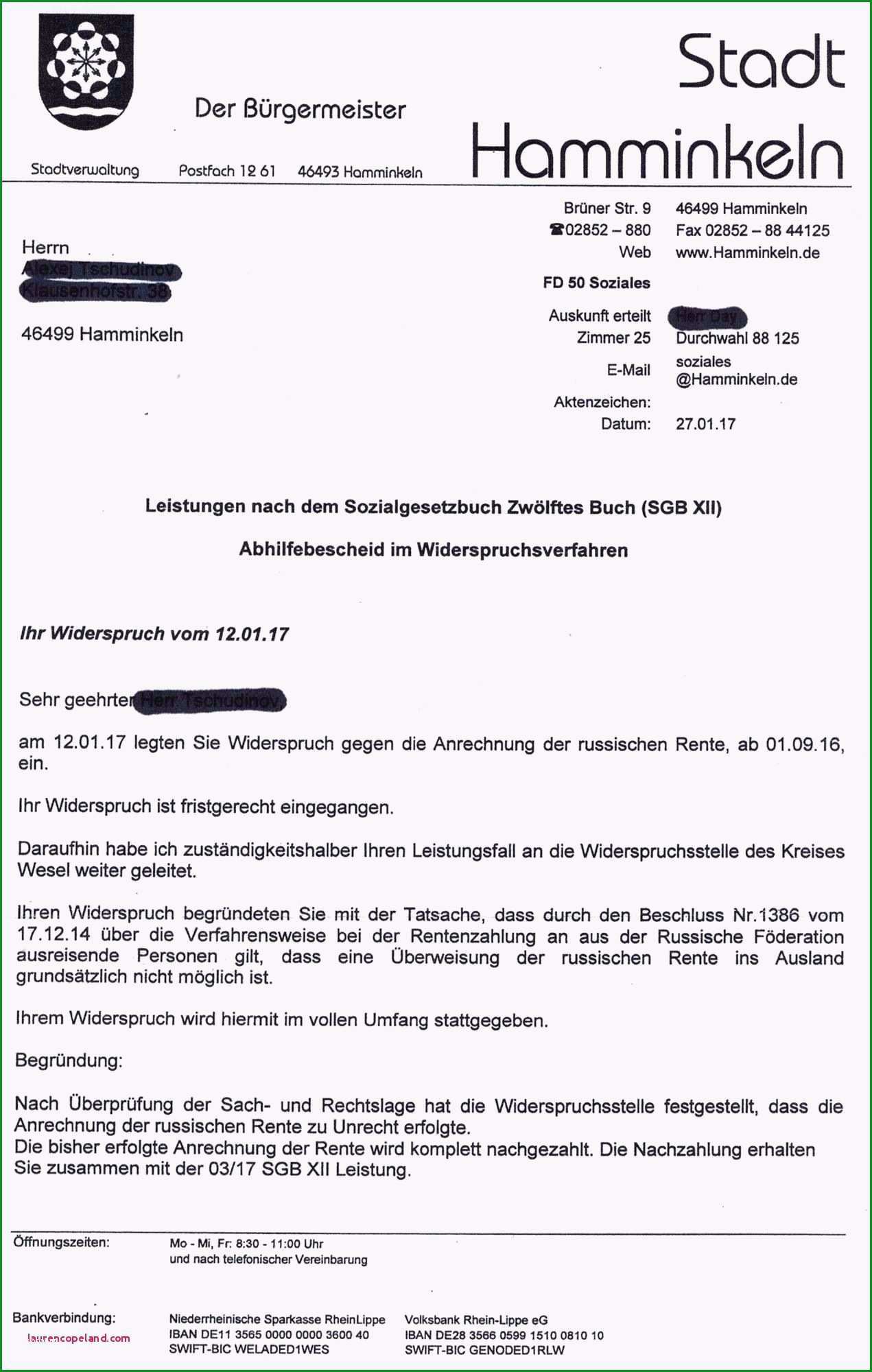 vorlage widerspruch jobcenter