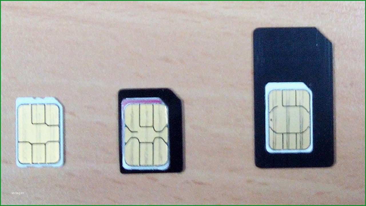 nano sim vorlage