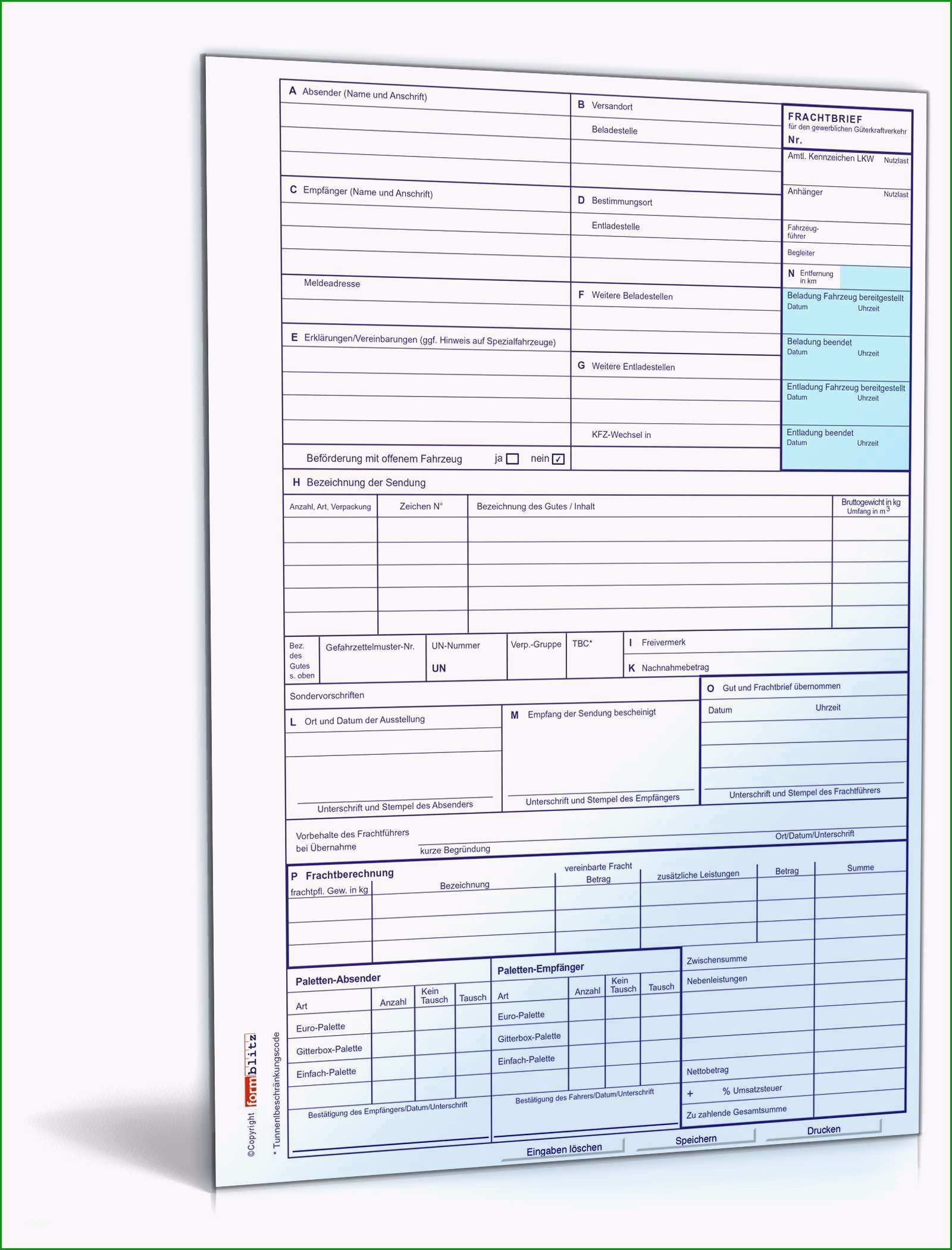 7 lieferschein vorlage excel