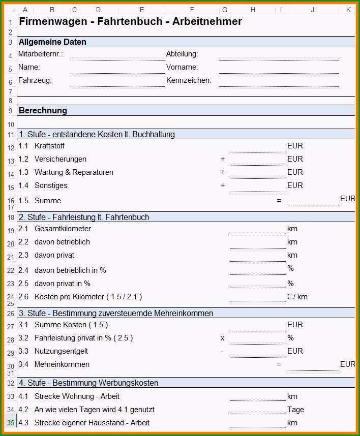 9 reisekostenabrechnung formular excel kostenlos 2017