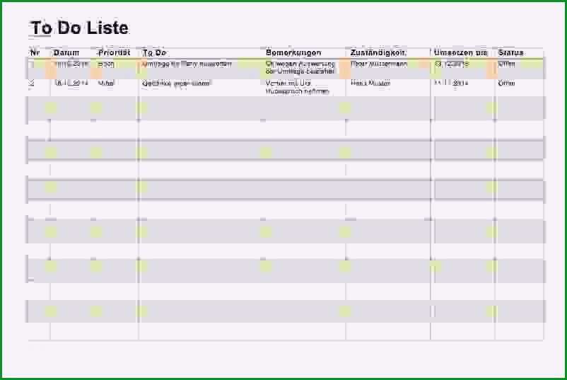 aufgabenliste excel vorlage