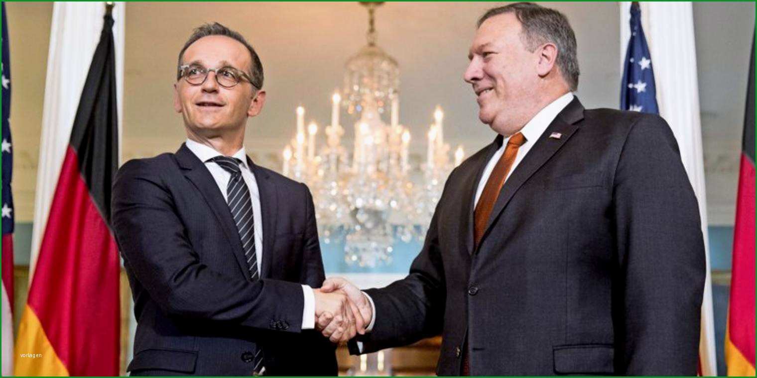 Aussenminister Heiko Maas vor Besuch seines US Amtskollegen Mike Pompeo Wir brauchen engen Draht nach Washington