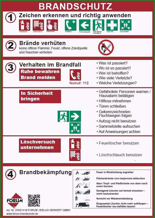 aushang verhalten im brandfall vorlage muster limitiert brandschutz brandschutzordnung nach din