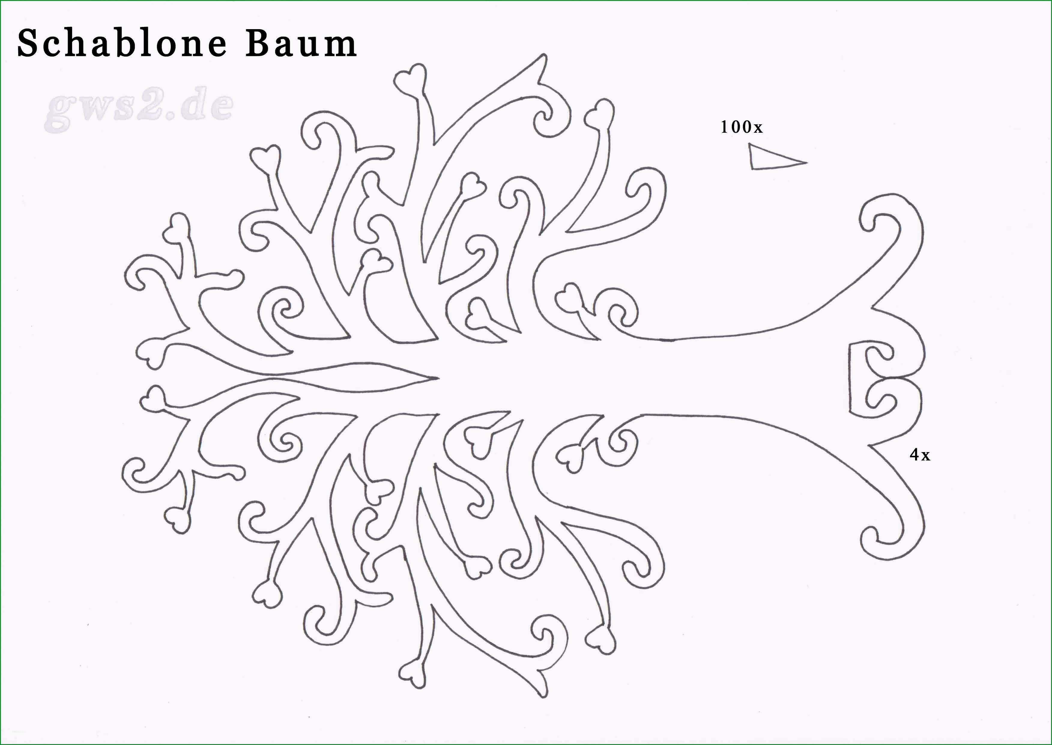 baum vorlage zum ausdrucken hubsch baum basteln herbstliche dekoration