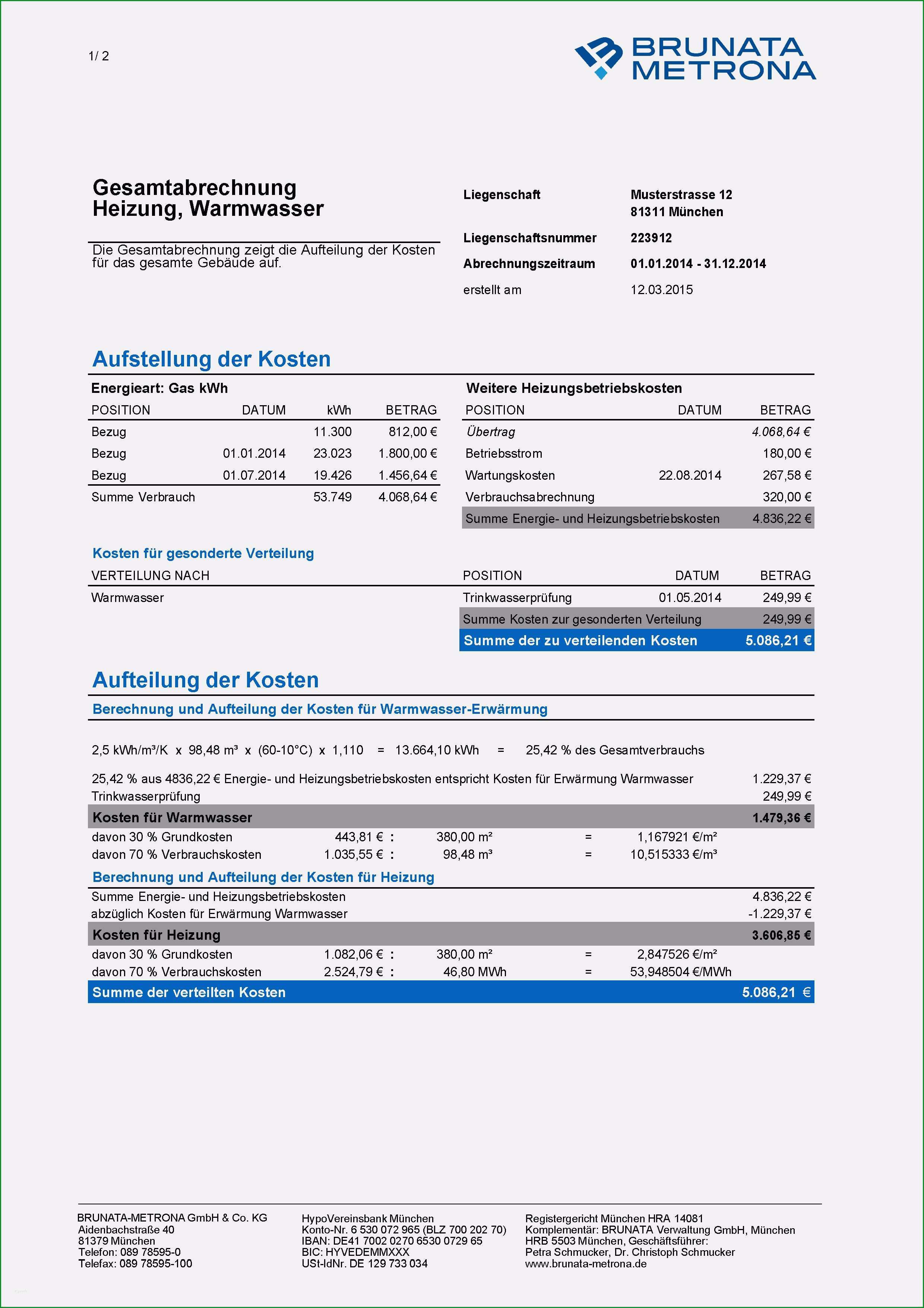 betriebskostenabrechnung vorlage kostenlos beste bezuglich neueste betriebskostenabrechnung vorlage kostenlos