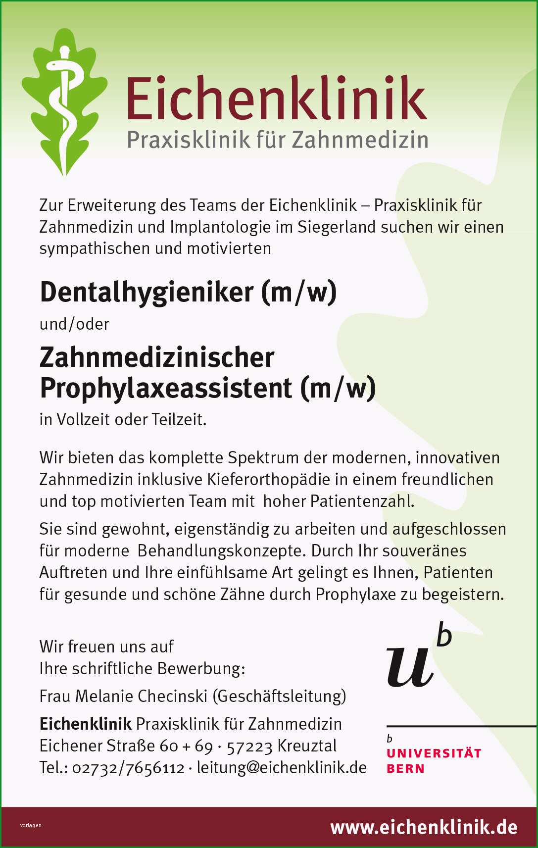 bewerbung zmf