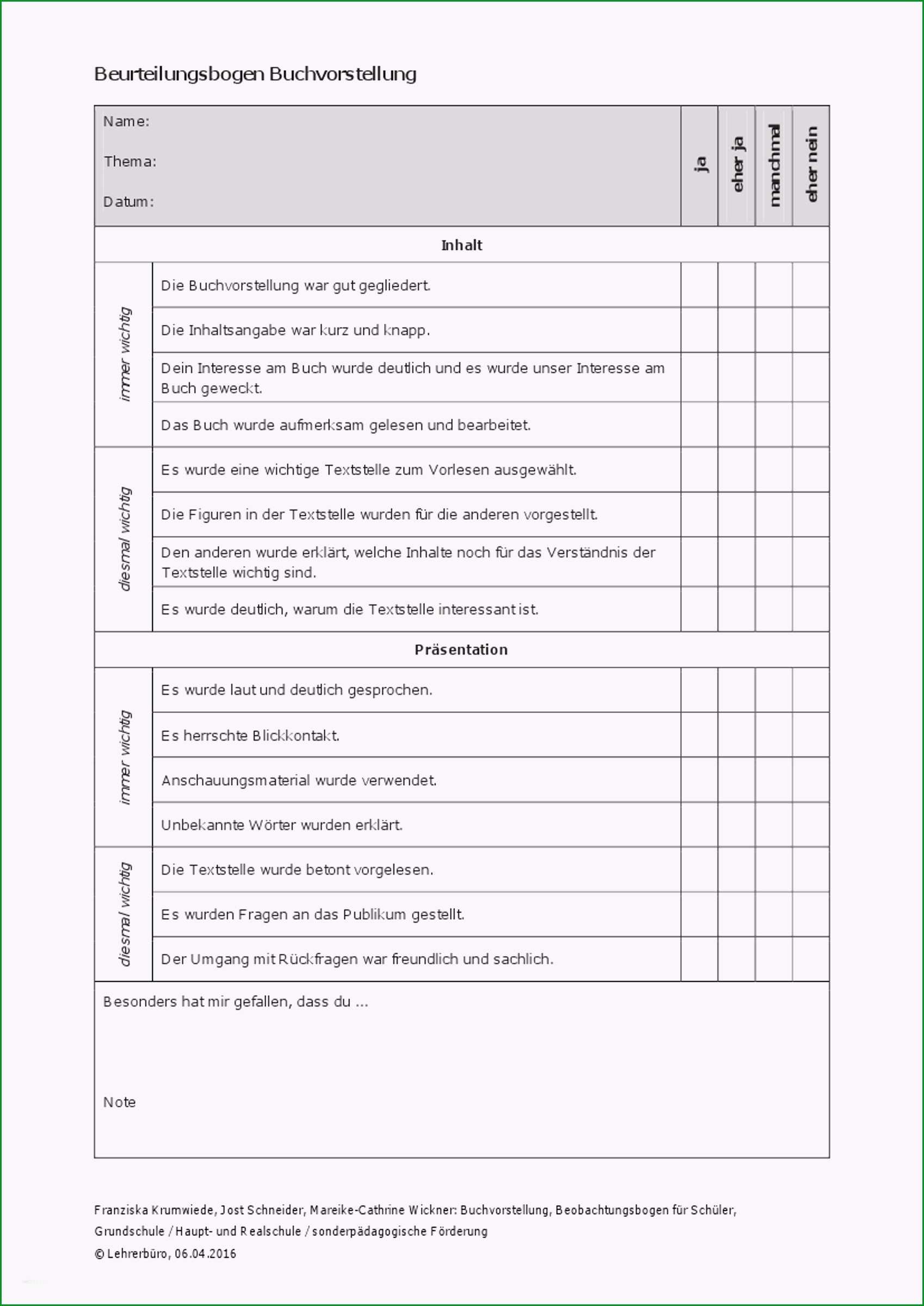 buchvorstellung grundschule arbeitsblatt