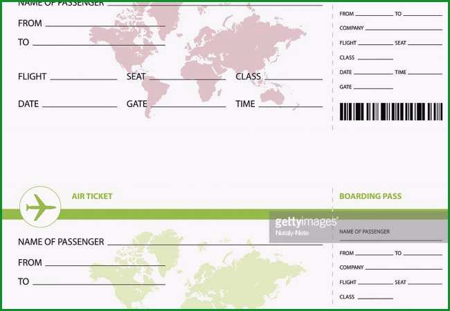 flugticket gutschein vorlage