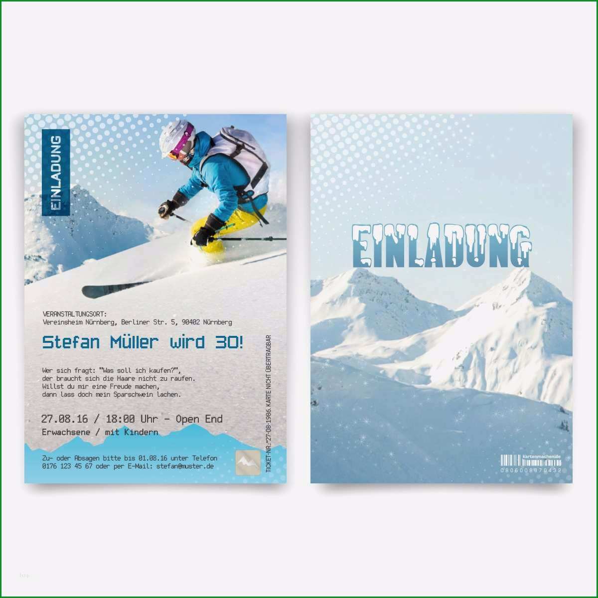gutschein skipass vorlage neu einladungskarten zum geburtstag als skipass apres ski
