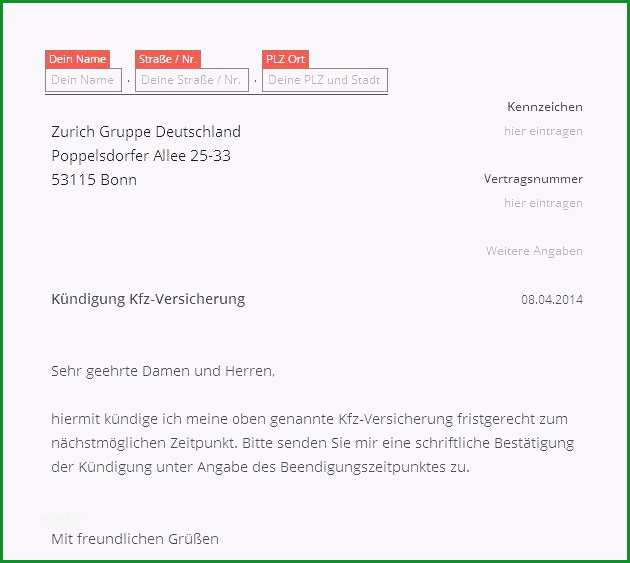 kundigung kfz versicherung per email sammlungen von 38 wunderbar hausratversicherung kundigen vorlage modelle