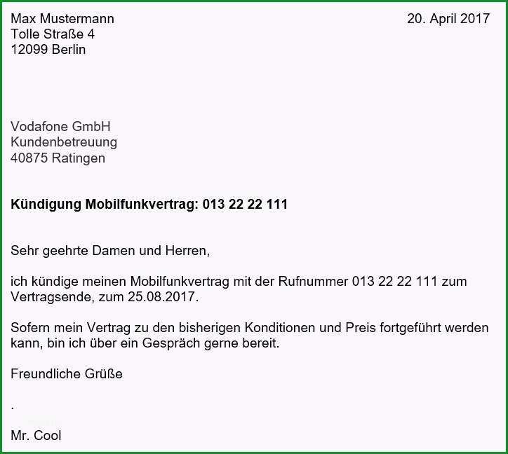 kundigung o2 vertrag vorlage kundigungsschreiben vorlage freeware de