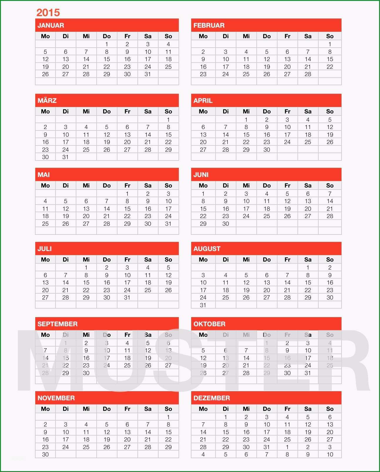 kalender 2015 monatsansicht