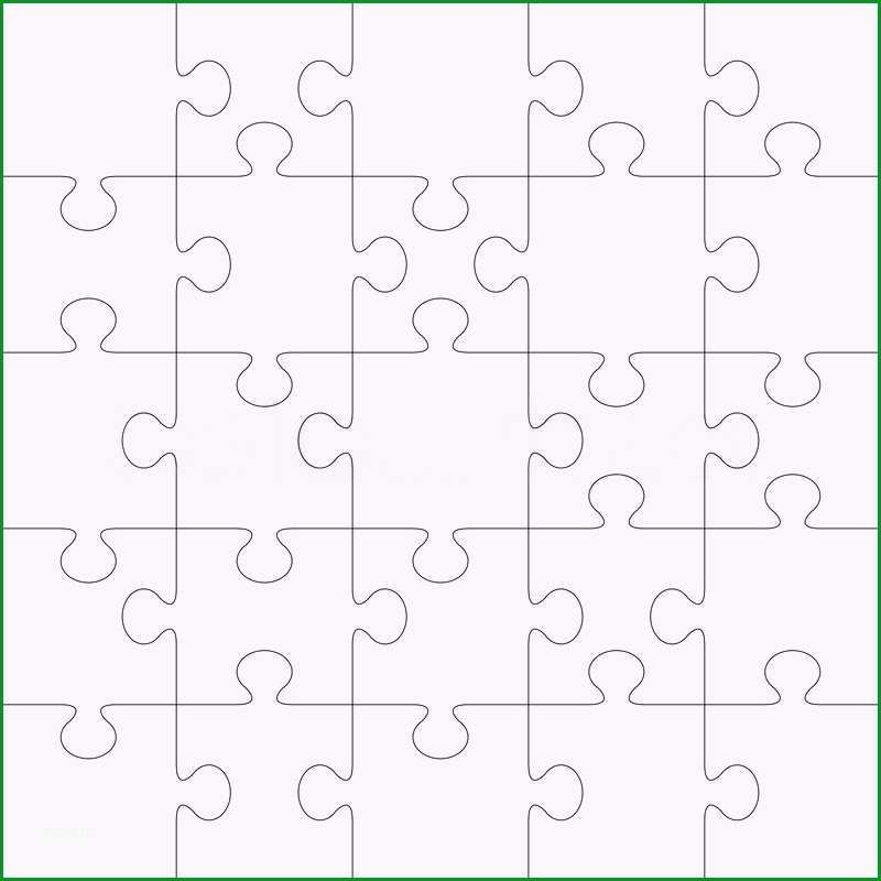 puzzle vektor vorlage mit puzzle teile ser illustration konnen sie puzzle jeder grose machen vektor