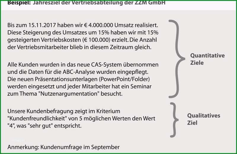 qualitative und quantitative ziele im vertrieb